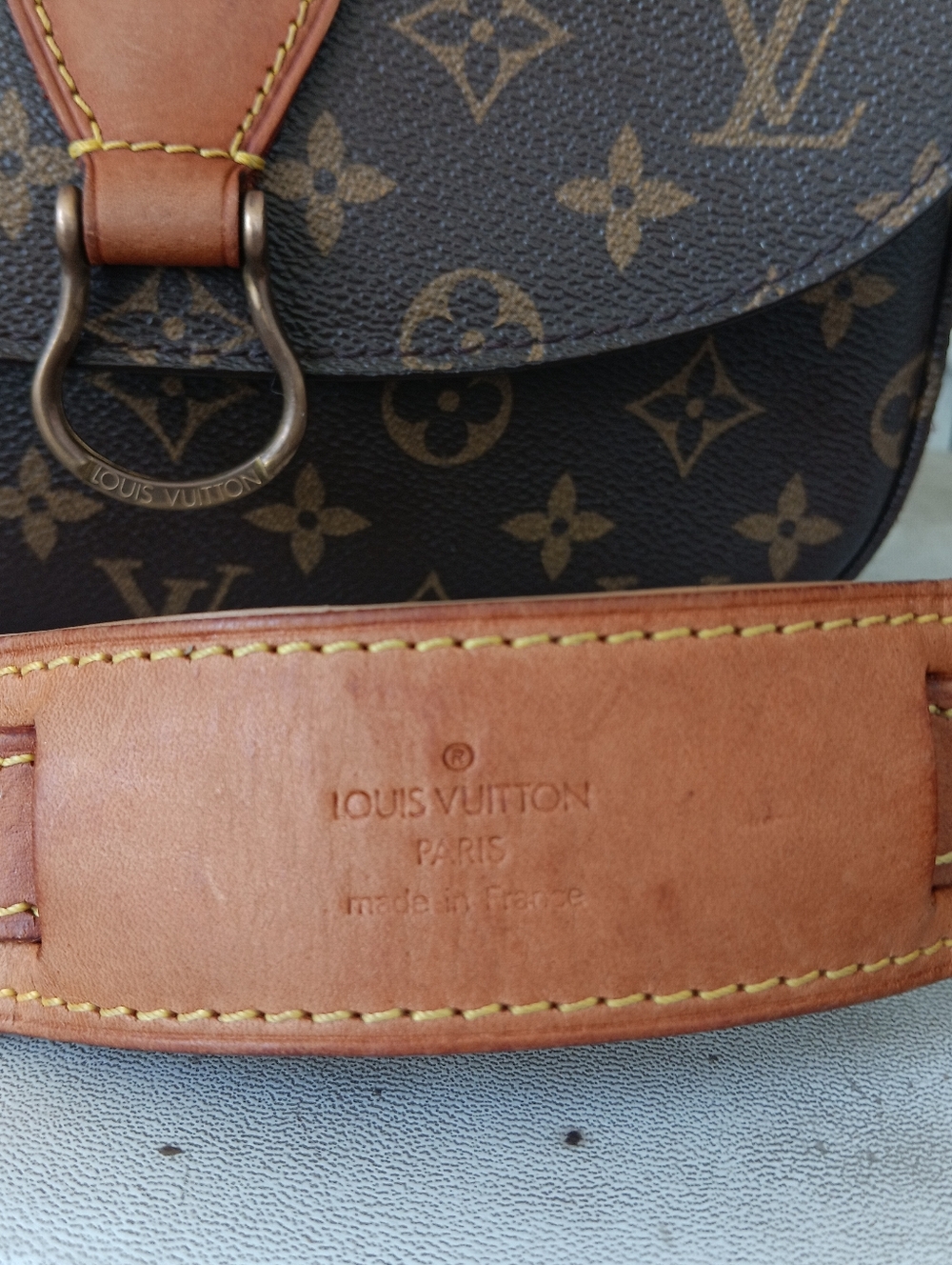 Louis Vuitton Monogram Saint Cloud GM Crossbody Vintage 1998 ✨ COA - Picture 15 of 16